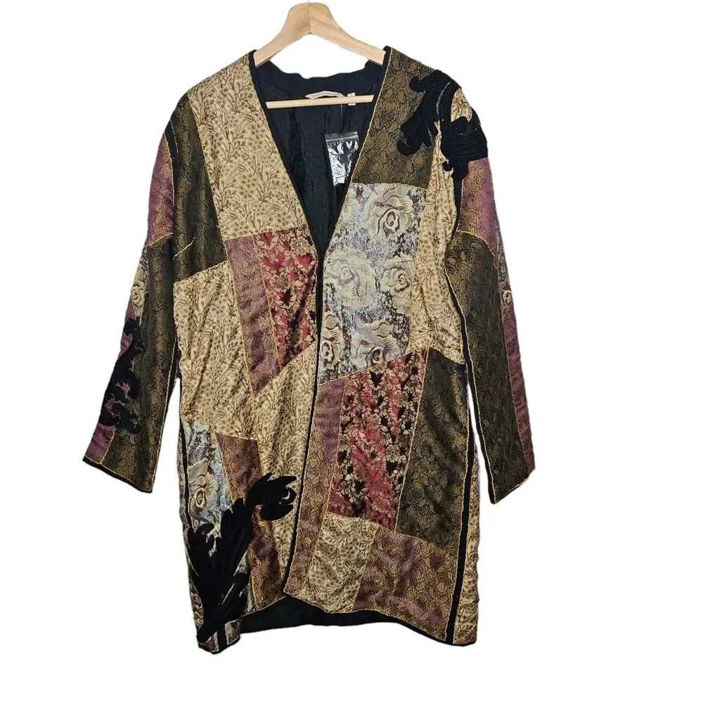 Soft Surroundings Multicolor Patchwork Jacket - Picture 1 of 11